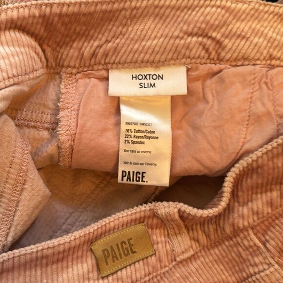PAIGE Hoxton Slim Corduroy Jeans - Picture 7 of 8